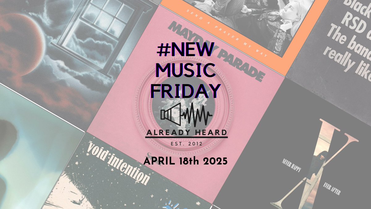 #NewMusicFriday: April 18th 2025

Today sees new releases from <a href="/maydayparade/">Mayday Parade</a> <a href="/ASITISofficial/">As It Is /\\\</a> <a href="/superheavenband/">Superheaven</a> @blkstonecherryy, Julien Baker and Torres, Melvins, and more.

alreadyheard.com/newmusicfriday…