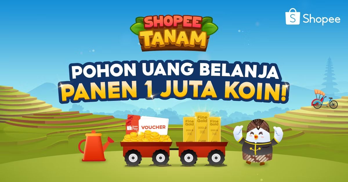 Bantu aku panen 1JT di Shopee Tanam! Tinggal klik di sini >> shp.ee/10kt6ci38ap