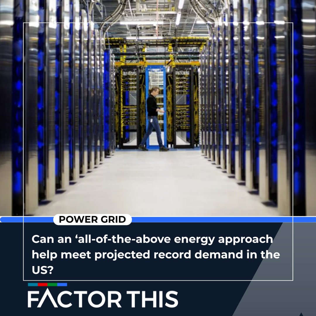 FactorThisMedia's tweet image. With U.S. electricity demand projected to reach record highs, experts are debating whether an “all-of-the-above” energy strategy can support future needs.

Read more: 🔗ow.ly/HbVe50VCz2O

#AllOfTheAbove #EnergyStrategy #CleanEnergy #GridReliability #EnergyDemand