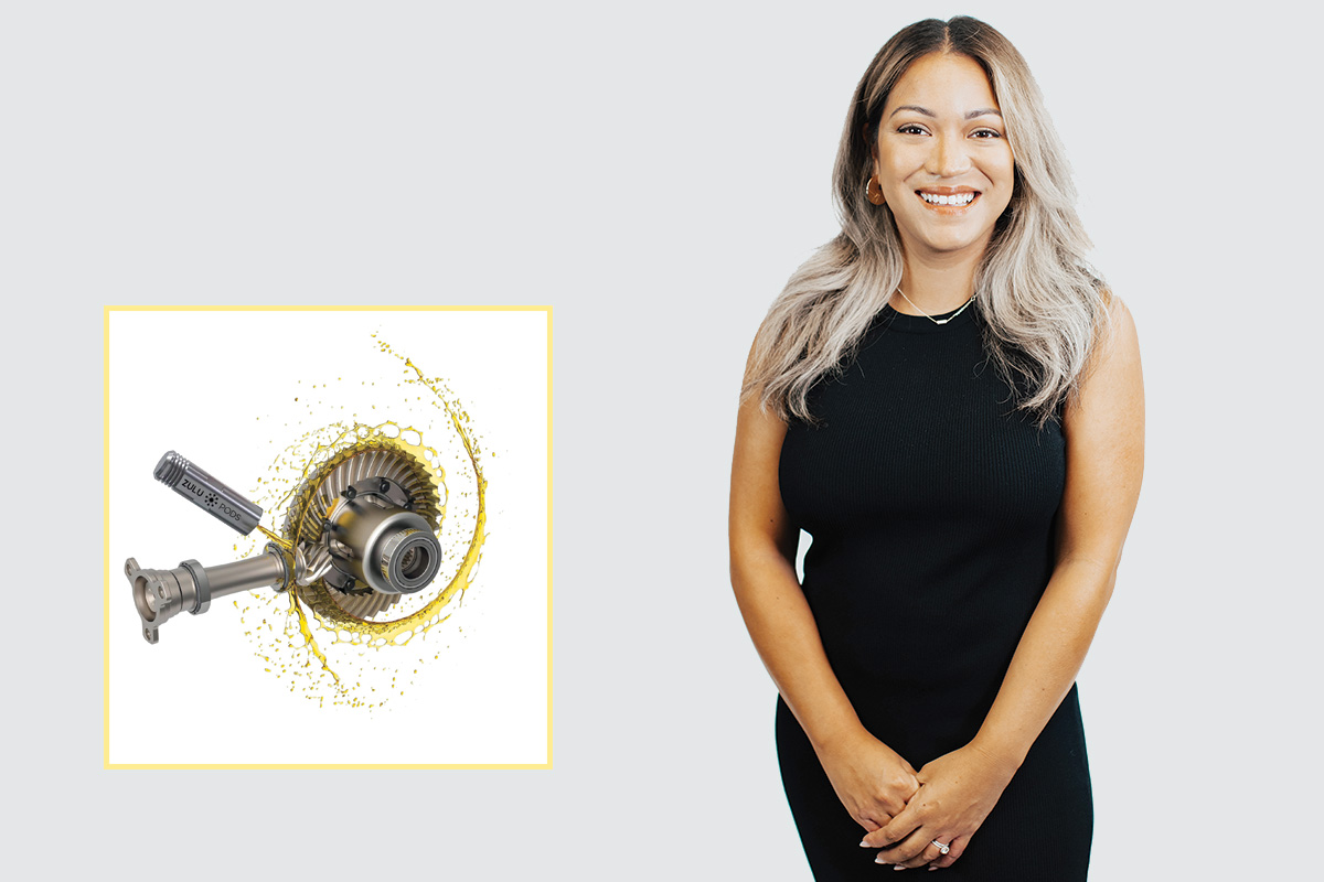 FloridaTrend's tweet photo. 💡 For aspiring entrepreneurs, Daniella Sladen, Co-founder and CTO of @ZuluPods, says the key is simple: Network, pitch your business, ask for meetings.

⚙️ That’s how Zulu Pods took shape—by reimagining engine oil delivery. Their system swaps gallons for teaspoons, precisely metering oil to cut waste and boost performance. “It’s a different way to run an engine.” ➡️ Read more from @ndahlberg:  https://t.co/XcaYYUOB40

#TechInnovation #WomenInSTEM #FounderAdvice #OilEfficiency