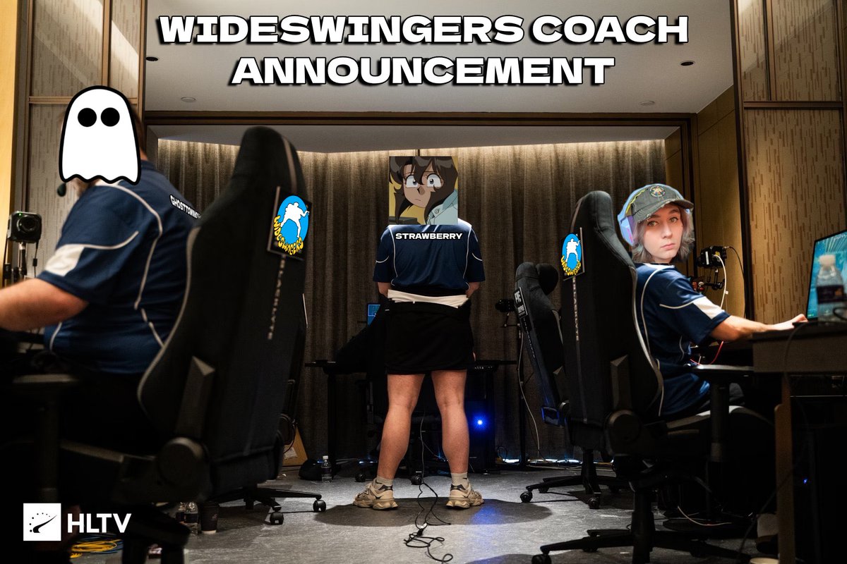 WideSwingersCS's tweet photo. Everyone please welcome Strawberry as the new official coach!
@LaniaGG will be stepping in and helping build the team up to its full potential!
Here’s a picture of us in the lab already cooking up for the major
#SWINGWIDE https://t.co/NSlJgzRfaS