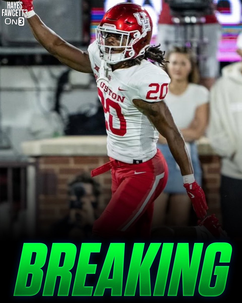 BREAKING: Houston CB Jeremiah Wilson is entering the Transfer Portal, @on3sports has learned

The 5’10 185 CB has totaled 61 Tackles, 10 PD, &amp; 5 INTs in his college career thus far

#8 Returning CB for the 2025 Season (PFF)

Played in all 12 games in 2024

on3.com/transfer-porta…