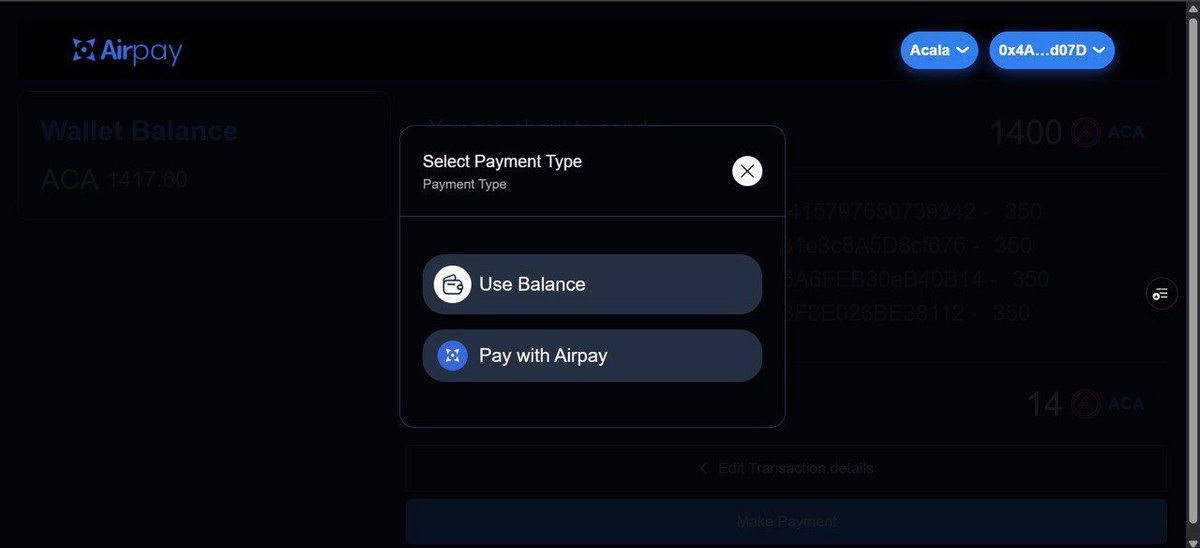 Official_Airpay's tweet photo. Glad to announce that we’ve distributed rewards to winners of Wednesday's @AcalaNetwork buzz giveaway.

Using our bulk payment tool, we sent out payment to the winners seamlessly in one click.

Stay glued guys cause another giveaway will be coming soon.

https://t.co/BFqRI3N3Vr