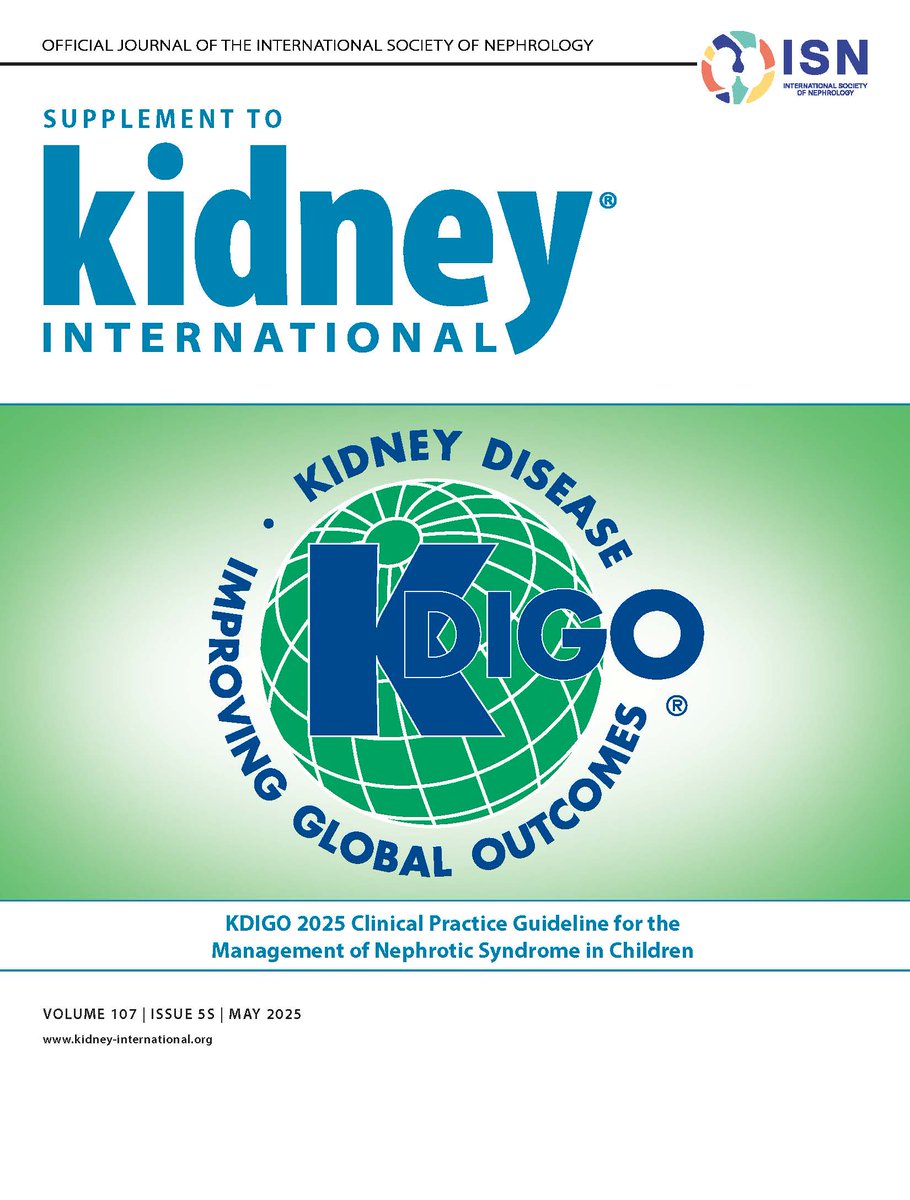goKDIGO's tweet image. We are pleased to announce the publication of the KDIGO 2025 Clinical Practice Guideline for the Management of Nephrotic Syndrome in Children.

Read the News Release: kdigo.co/NS-in-Children…

Read the Guideline in @Kidney_Int: kdigo.co/Nephrotic-Synd…

Download the Guideline:…
