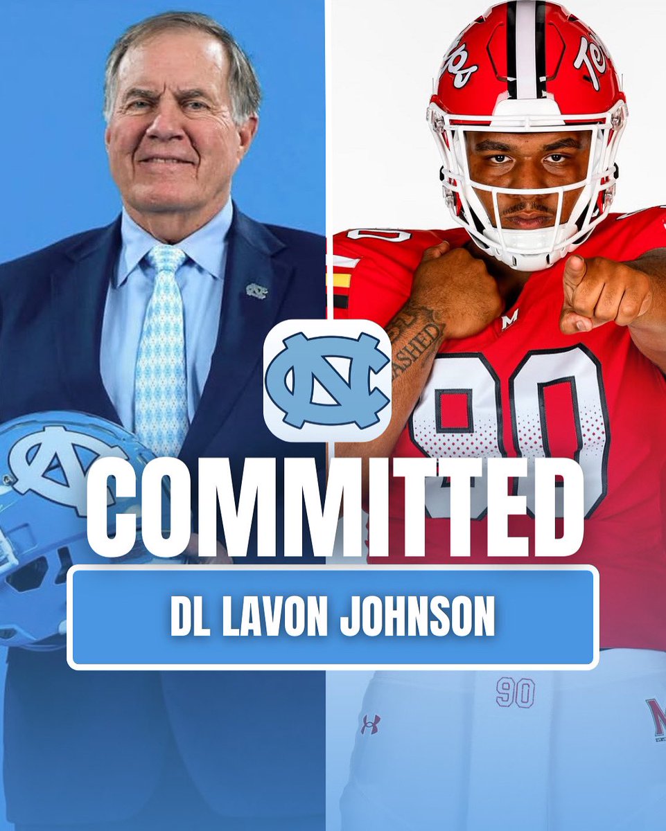 Maryland transfer DL Lavon Johnson has committed to UNC!