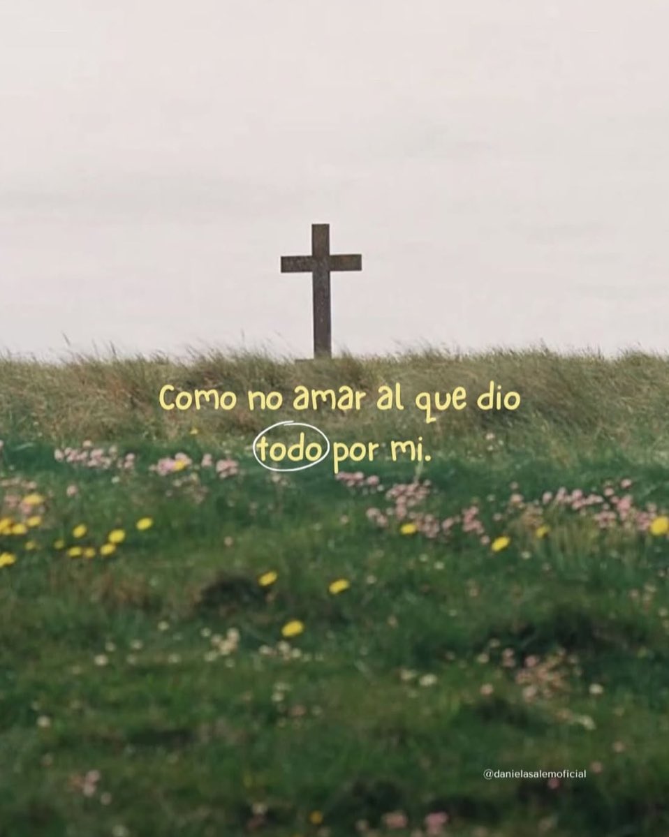 Esa Cruz, Tu carta de amor para esta pecadora ✝️🤍

Eres tan bueno Dios 🥺🙏🏻