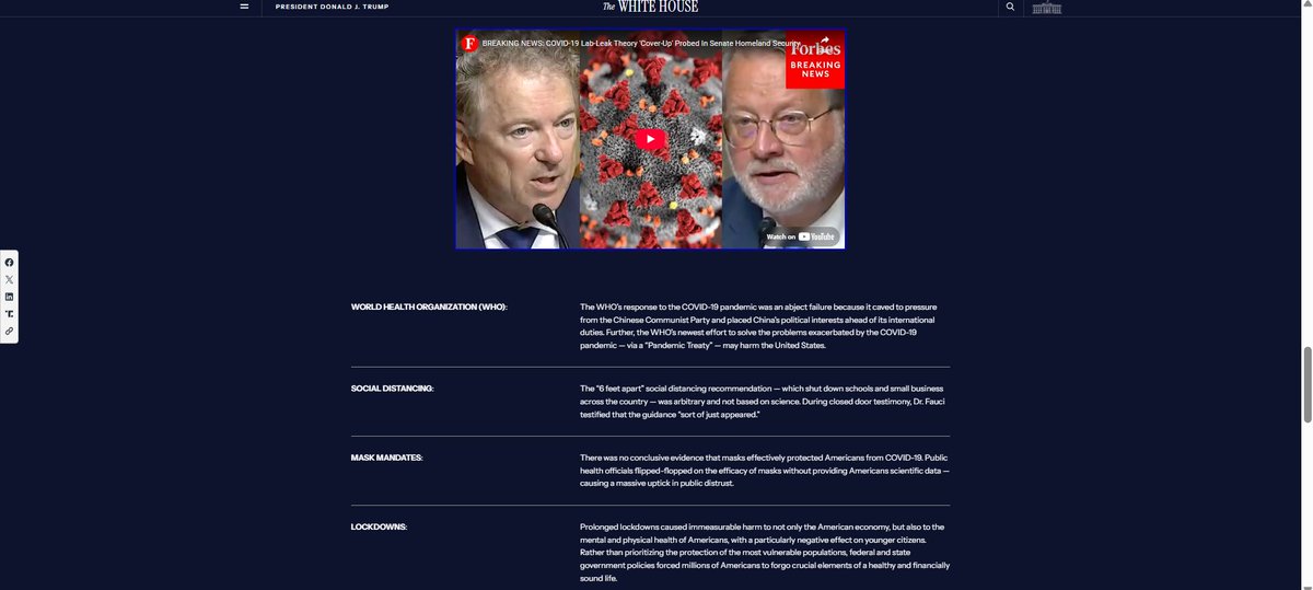 🚨🇺🇸IT’S OFFICIAL: U.S. GOV SAYS COVID CAME FROM A CHINESE LAB LEAK—NO MORE “CONSPIRACY THEORY”

In a jaw-dropping shift, the White House has updated COVID.gov to confirm what was once dismissed, banned, and censored: the pandemic originated from a Chinese lab leak.