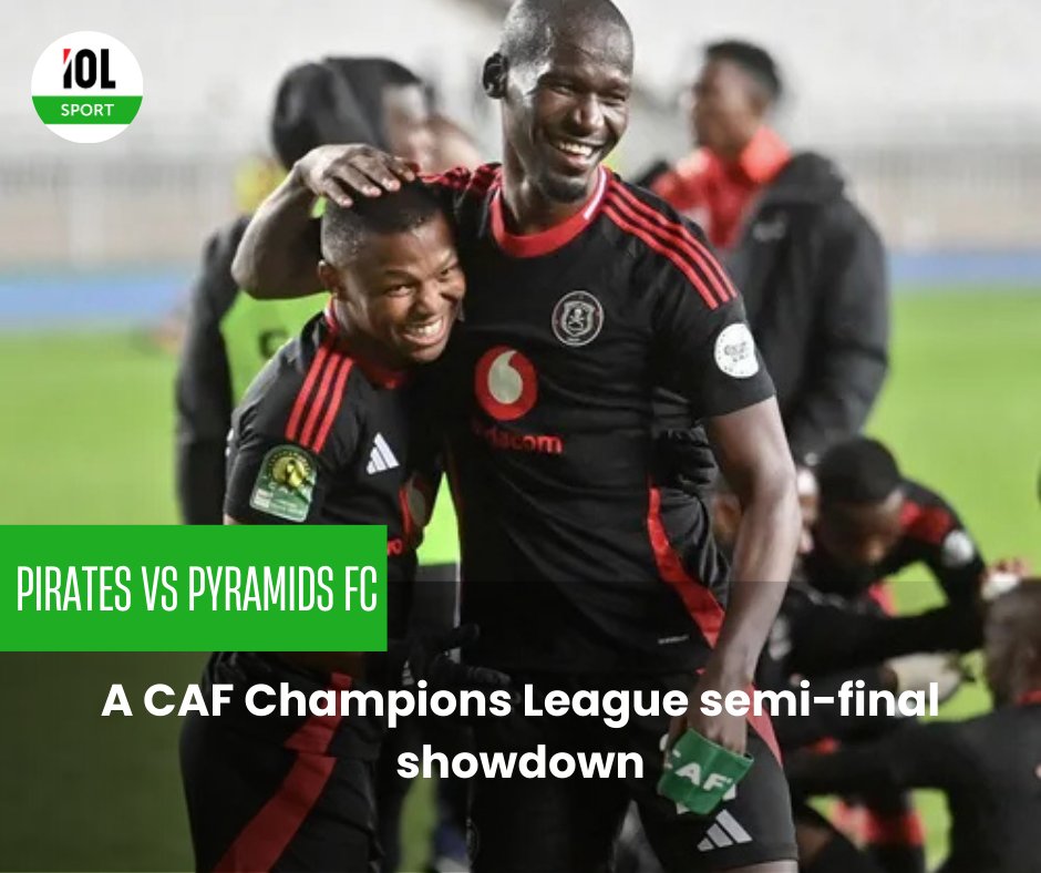 IOLsport's tweet image. Orlando Pirates sails into the semi-finals of the CAF Champions League after a decade-long wait! 🏴‍☠️🔥 Two epic clashes await against Egyptian giants, Pyramids FC. 
#CAFCL #OrlandoPirates #PyramidsFC #FootballLegacy #SemiFinalShowdown
Read on tinyurl.com/mr2m4c97