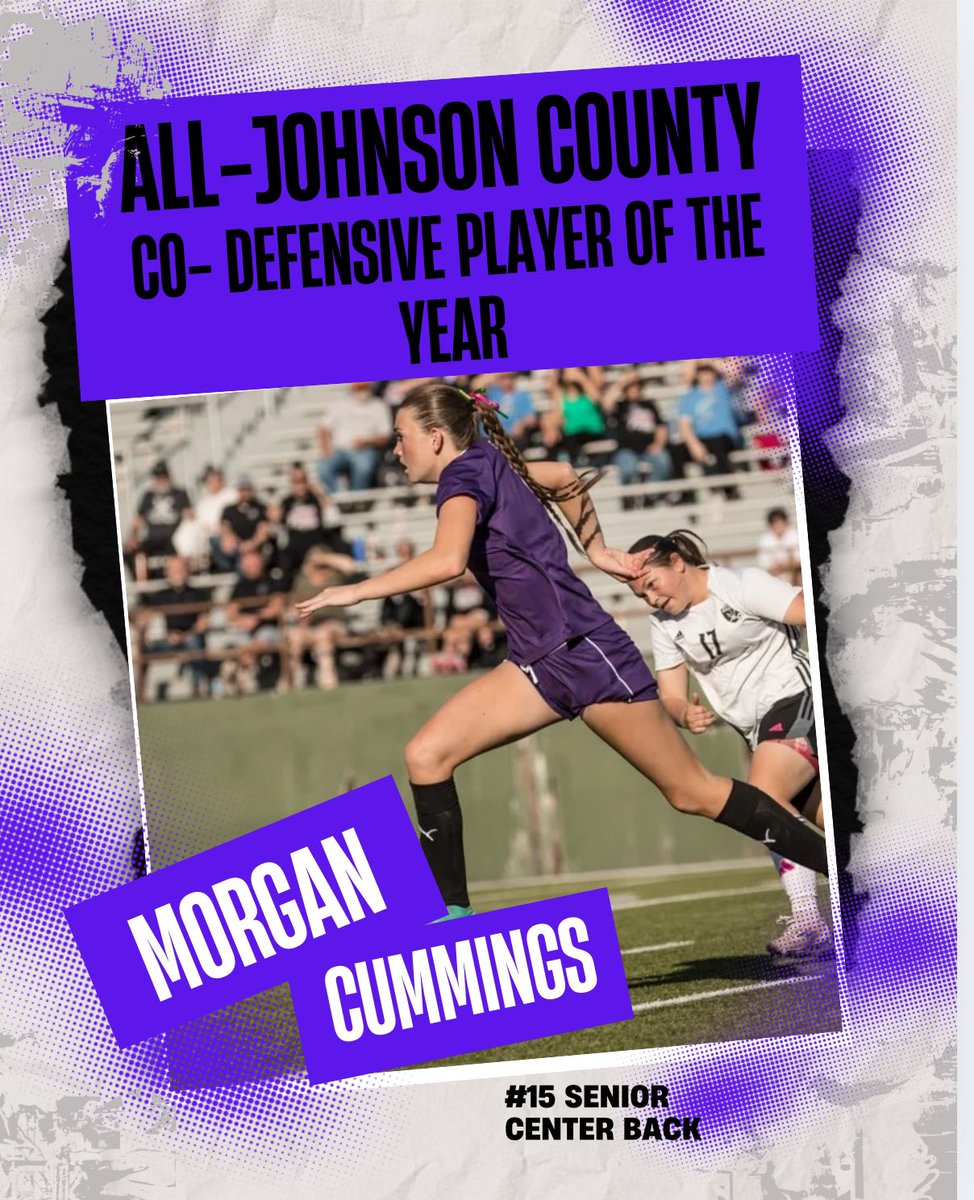 Way to represent!! So proud of you! 👏 💜⚽️💜⚽️👏