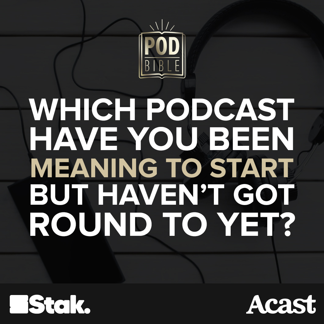 podbible's tweet image. A bank holiday weekend seems like the perfect time to get started on a podcast from the “to listen to” list (which, if it's anything like ours, just keeps growing & growing!), so we want to know – which podcast have you been meaning to start but haven’t got round to yet?