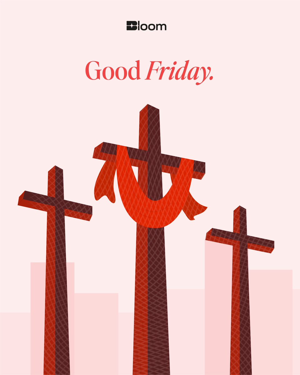 BloomvestHQ's tweet photo. May your Good Friday be filled with peace, reflection, and gratitude. Love from us ❤️.
#GoodFriday #HappyGoodFriday #Syarpa #InvestinBloom #EasterCelebration https://t.co/QwSkm4VLKE