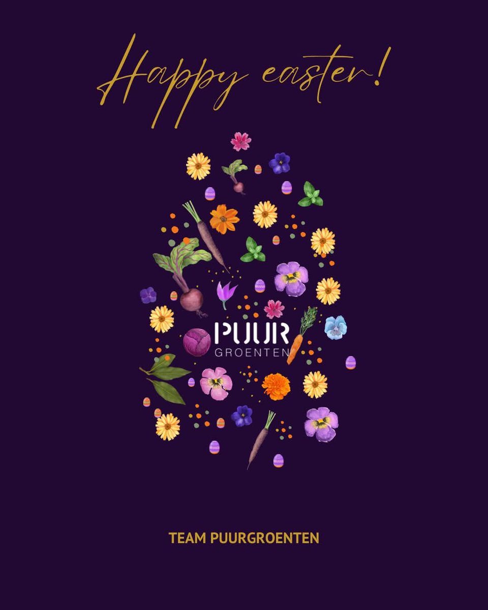 Wishing you a steady and flavorful Easter weekend. 🐣⁠
To all the chefs in full prep mode, good luck in the kitchen!⁠
⁠
From all of us at PUURgroenten: enjoy the days ahead and make them count. 💛⁠
⁠
#happyeaster #chefs #restaurant #easterlunch #middenmeer #PUURgroenten