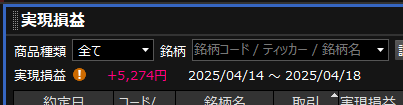 今週から始めた個別トレード。今週は少しのプラス。
個別にビビりながらなのでまだ手数少なく安全運転で。
来週も頑張ります😌