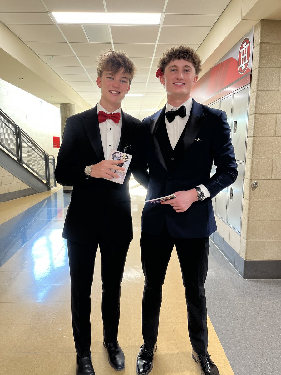 Our Folchis Ambassadors ready to promote Prom 2025!  Thanks Christian and George!