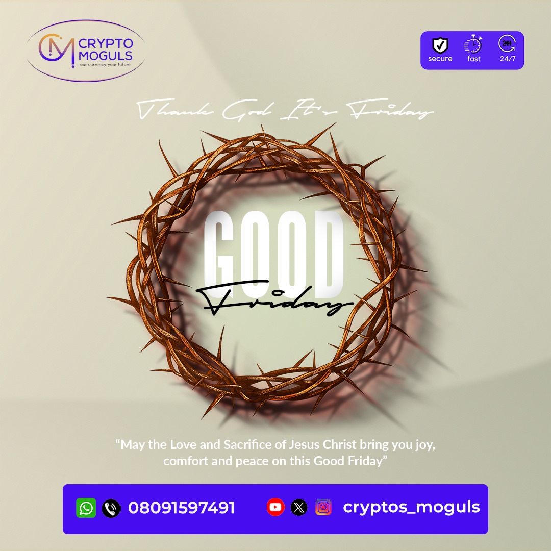 cryptos_moguls's tweet photo. 💜Happy Good Friday to everyone🌍.
#cryptomoguls #digital #currency #crypto #cryptocurrencies #defi #trade #best #rate #deal #moguls #mogulmindsets #future #finance #GoodFriday2025 #911onABC #Bitcoin https://t.co/JnH39W3iXX