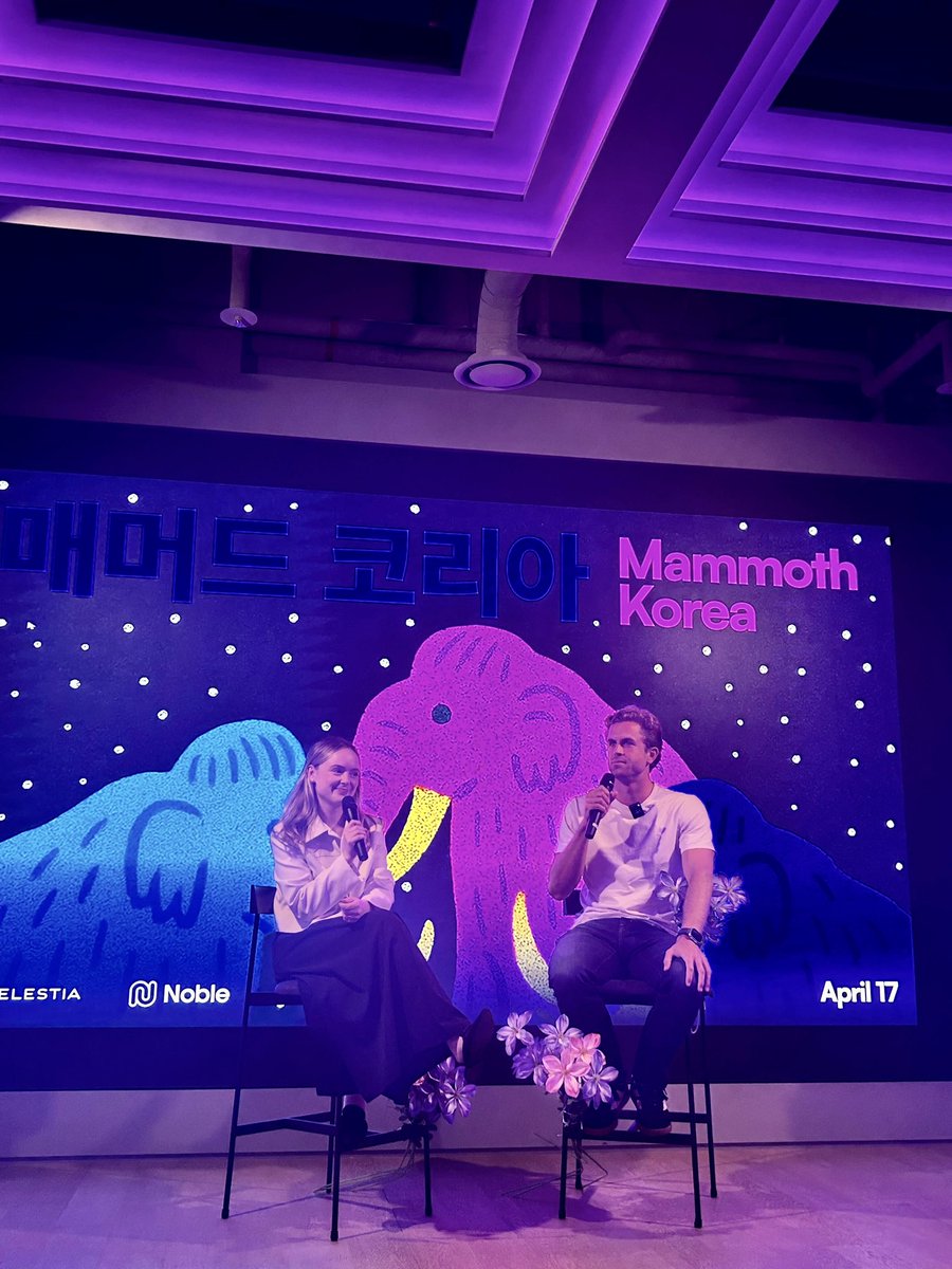 Wow, what an exhilarating week in Seoul for <a href="/buidl_asia/">BUIDL</a> &amp; growing the Noble community alongside our great (big, mammoth) partners <a href="/celestia/">Celestia 🦣</a> celebrating the announcement of Noble’s AppLayer. ✨

Growing a global community, spreading the Noble word on stablecoins &amp; connecting with