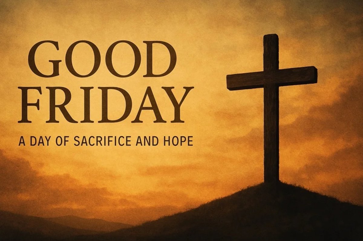Today we stand at the foot of the Cross, contemplating the depth of Christ’s love and sacrifice. 
In His Passion, we find mercy; in His death, the promise of new life. “Behold the wood of the Cross, on which hung the salvation of the world.”