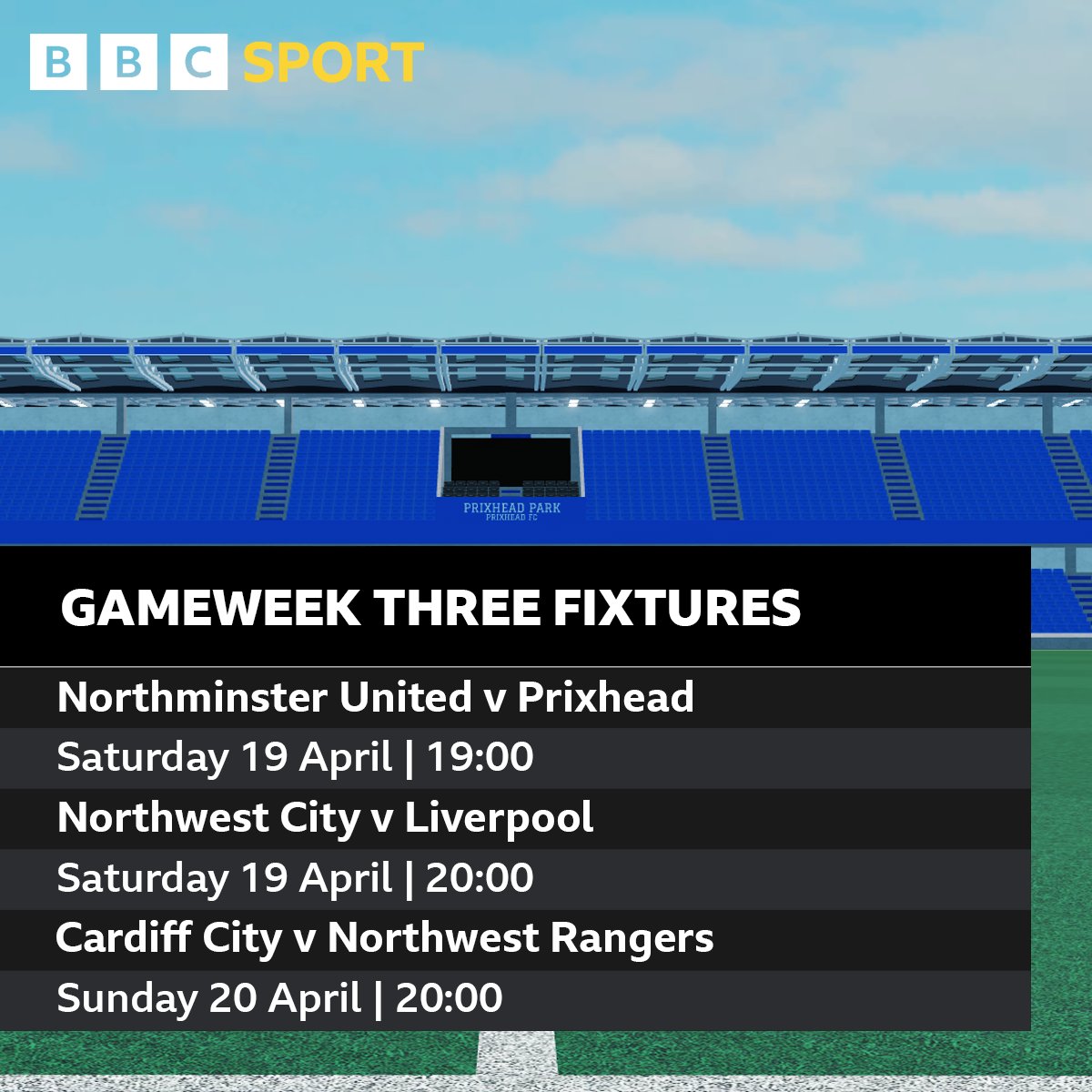 EFL Premiership Gameweek 3 fixtures for this weekend ⬇️
