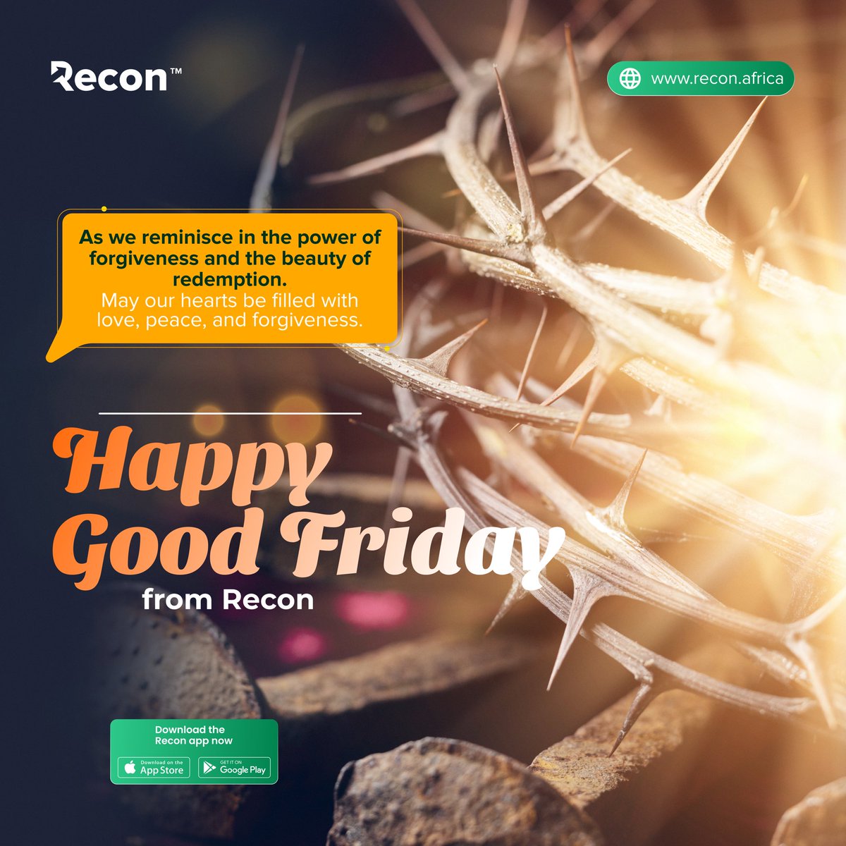 Happy Good Friday from Recon❤️❤️
