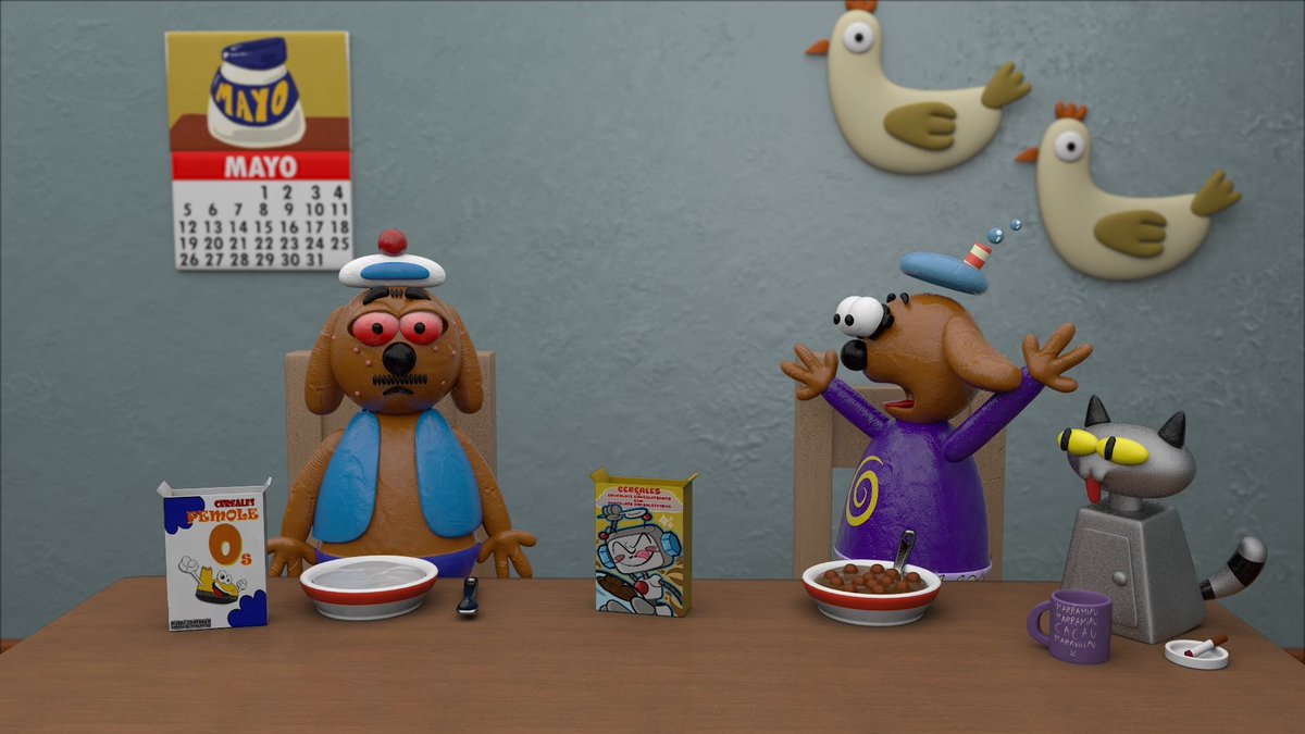 broco_tree's tweet image. Después de #HulaHula y #DetrásDelPolitono, Casa regresa en #LaAventuraPirataDeCasa, un nuevo corto con una mezcla frenética de 3D y 2D. Bruno Vega co-escribe el guión junto a Guillermo "Willy" Merino, Iago Ramilo y Vir Enríquez, quienes también están detrás del desarrollo visual.