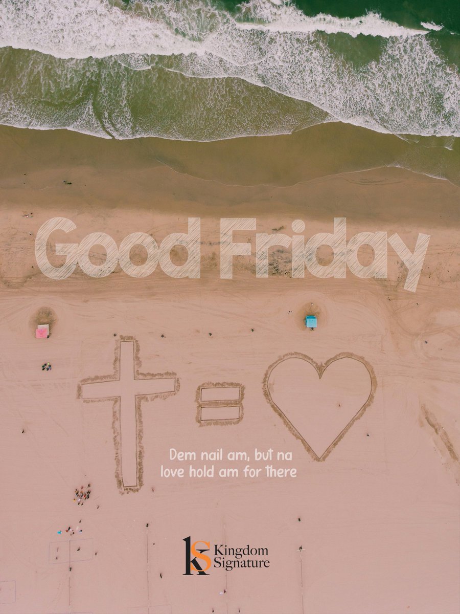 KingdomSignate's tweet photo. ✝️❤️
This Good Friday, we remember the ultimate act of love  not just the cross, but the purpose behind it.

#GoodFriday #KingdomSignature #WearTheWord #FaithAndStyle #LoveHeldHim #PurposeInEveryThre https://t.co/BMuo4zKA27