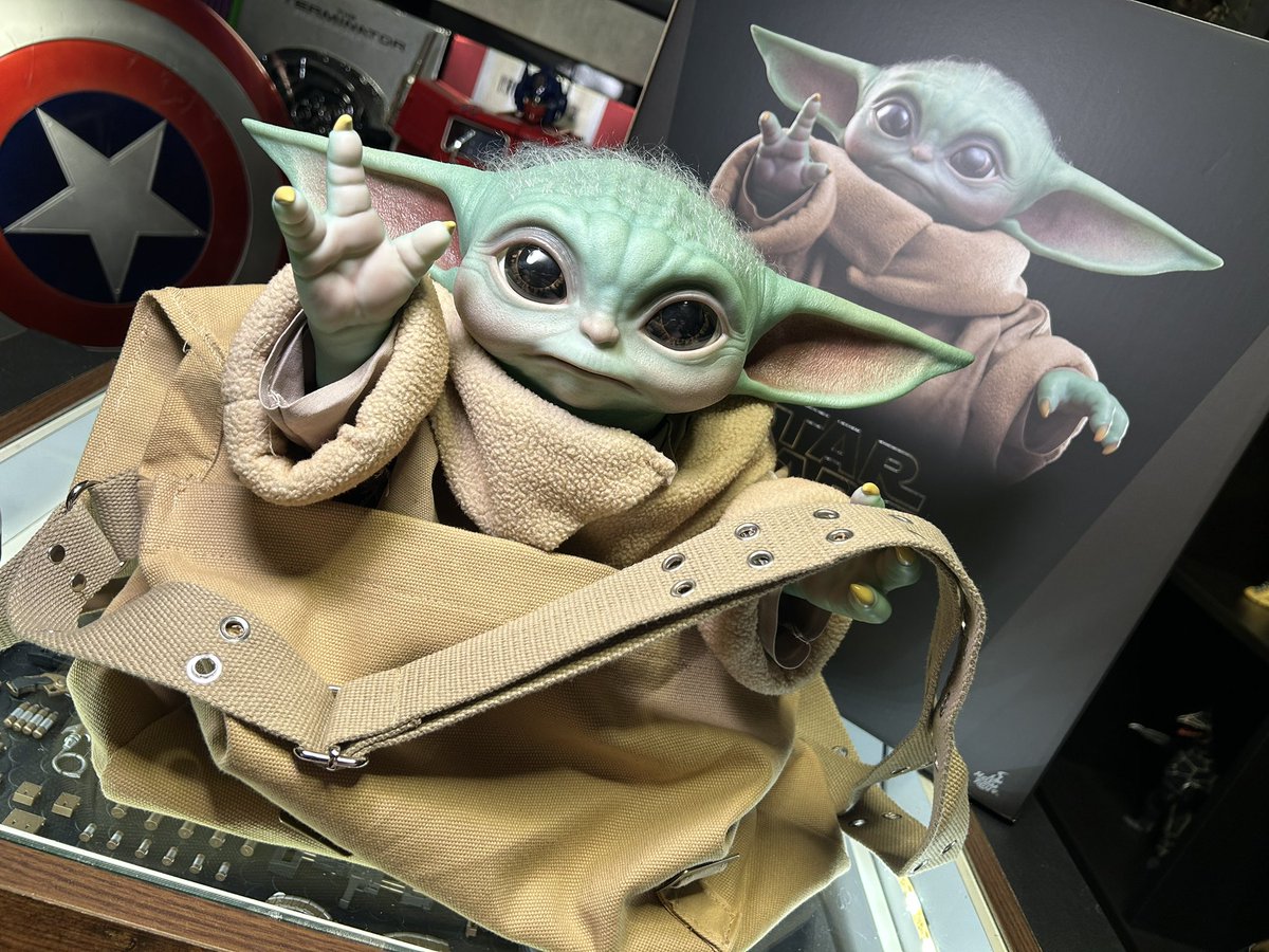 ホットトイズ ライフサイズマスターピース グローグー（キャリーバッグ付き）SW ライフサイズ・マスターピース】『マンダロリアン』1/1スケール