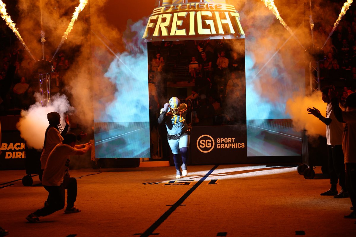 Sport Graphics (@thesgway) on Twitter photo 🚛💥<a href="/FishersFreight/">Fishers Freight Football</a> faces off against the Bay Area Panthers tomorrow night at the <a href="/FishersEventCtr/">Fishers Event Center</a> !
S127 has been behind every piece of Freight’s identity. SG has proudly brought that vision to life 🙌
Keep an eye out during player intros… our sponsor placement is perfect 😏 🚛💥<a href="/FishersFreight/">Fishers Freight Football</a> faces off against the Bay Area Panthers tomorrow night at the <a href="/FishersEventCtr/">Fishers Event Center</a> !
S127 has been behind every piece of Freight’s identity. SG has proudly brought that vision to life 🙌
Keep an eye out during player intros… our sponsor placement is perfect 😏