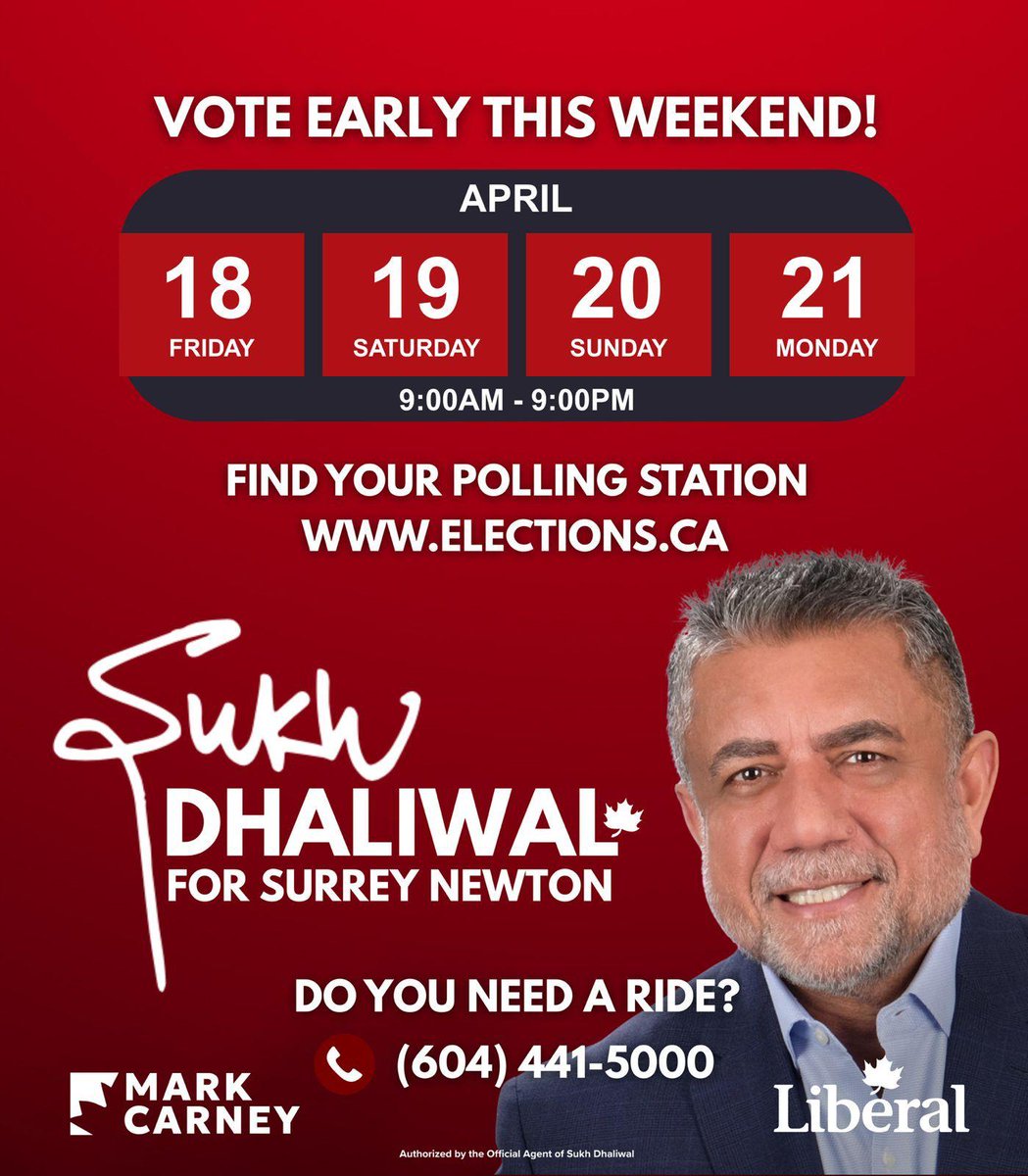 Vote early this weekend!