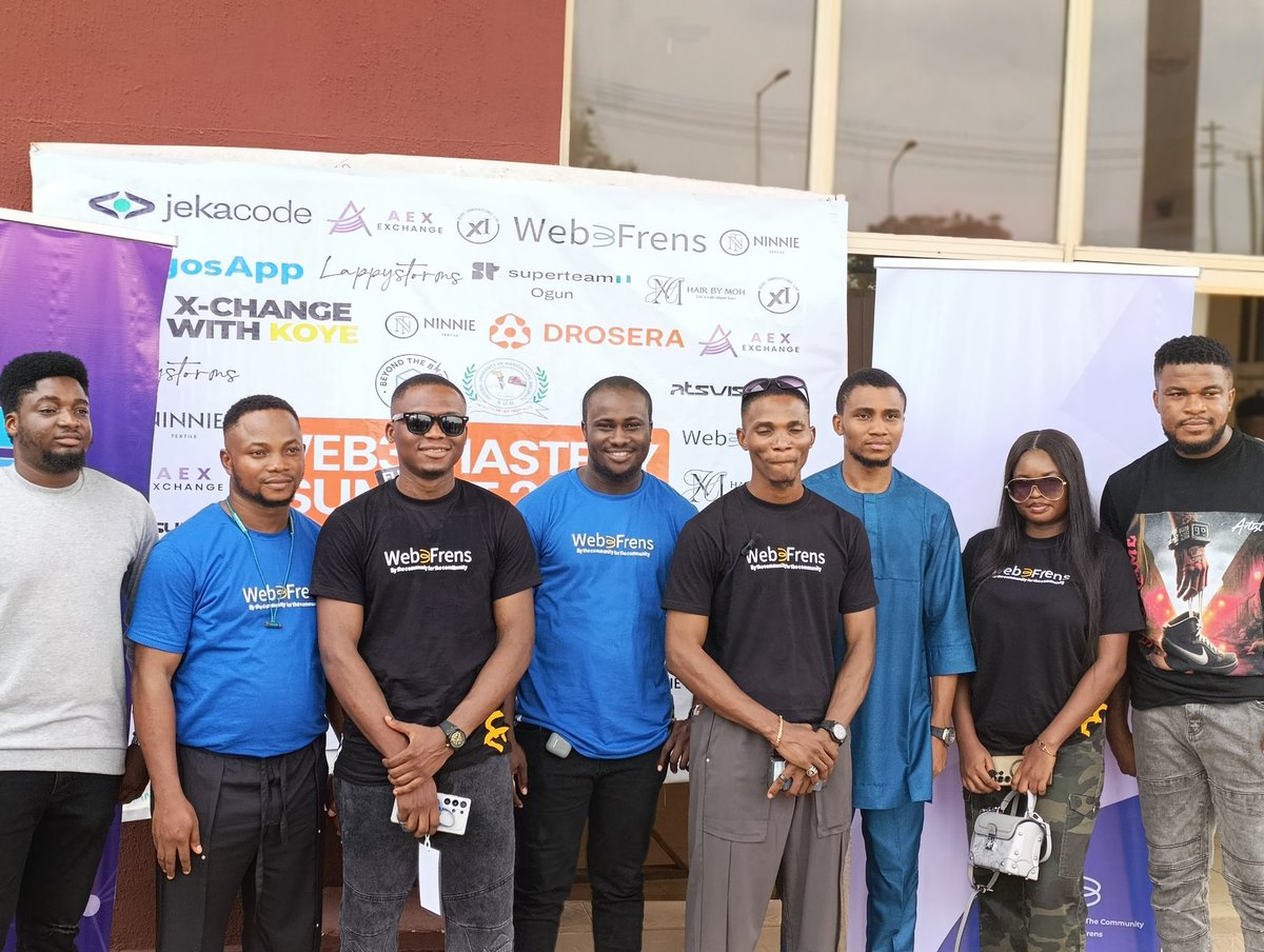 Web3_Frens's tweet photo. 6/6✨️

Huge thanks to all who joined &amp; shared their passion.

Want to dive into Web3? Follow us for updates.

Watch out for @Web3_Frens in the next Crypto event around you 💯

#Web3 #Crypto #Blockchain #BTC https://t.co/G5SbEbcy2M