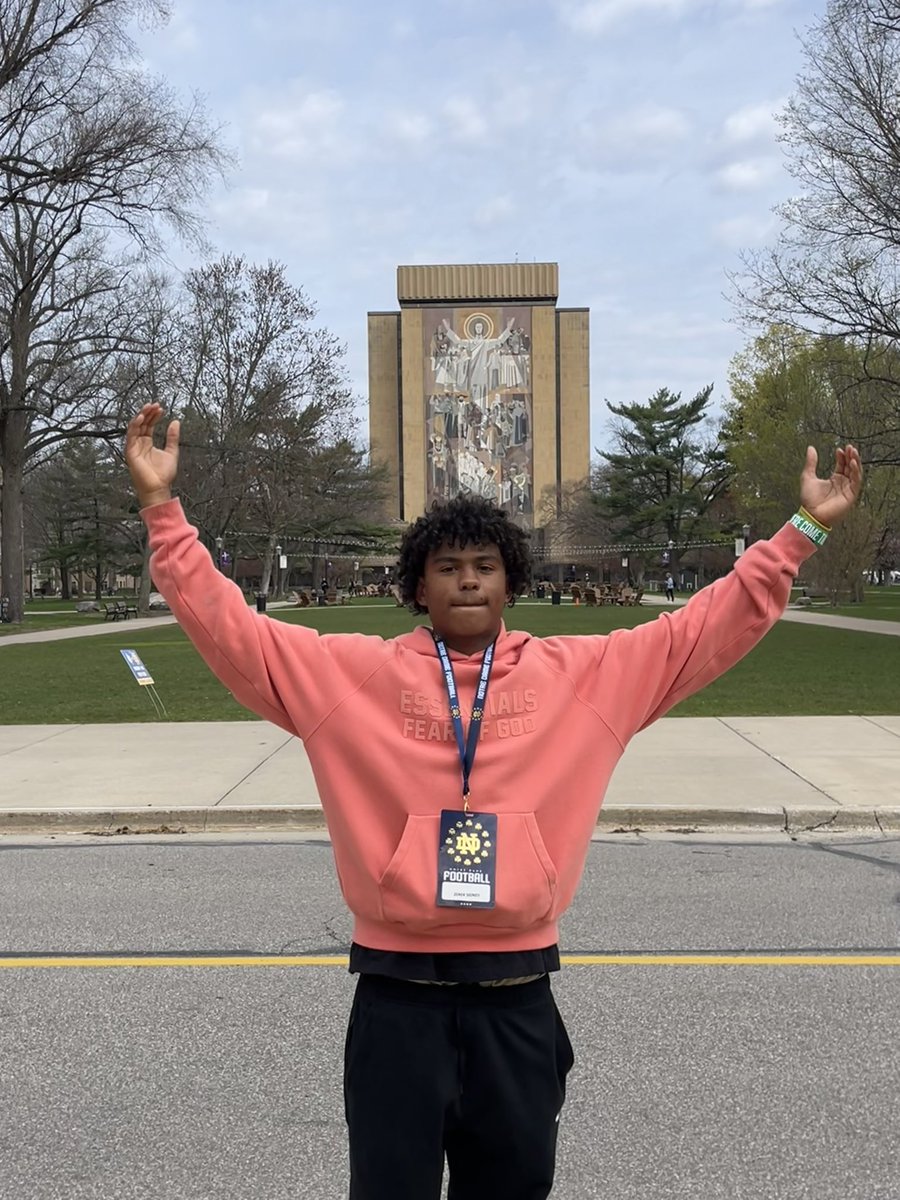 Zerek “zroc” Sidney (@zereksidney) on Twitter photo Had a great time at <a href="/NDFootball/">Notre Dame Football</a> Thank you to <a href="/Marcus_Freeman1/">Marcus Freeman</a> and <a href="/Im_MikeB/">Mike Brown</a> for the hospitality. I can’t wait to get back! #GoIrish ☘️ Had a great time at <a href="/NDFootball/">Notre Dame Football</a> Thank you to <a href="/Marcus_Freeman1/">Marcus Freeman</a> and <a href="/Im_MikeB/">Mike Brown</a> for the hospitality. I can’t wait to get back! #GoIrish ☘️