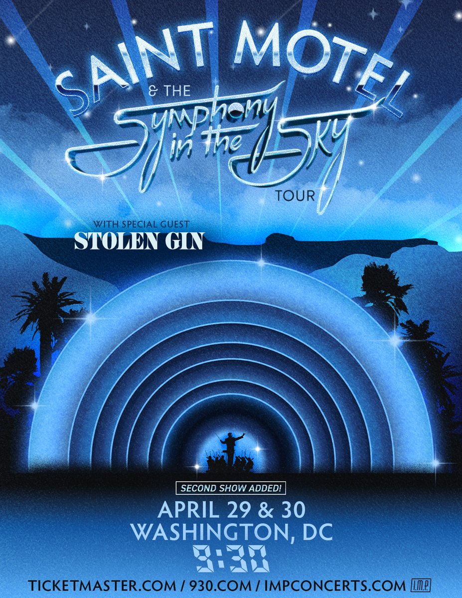 𝗙𝗜𝗥𝗦𝗧 𝗢𝗡𝗘 𝗜𝗡: Next week [4/21-25], as soon as you hear the show launch, call to WIN #SOLDOUT TICKETS for <a href="/SaintMotel/">SAINT MOTEL</a> &amp; THE SYMPHONY IN THE SKY TOUR!!!

866-2-ELLIOT | 866-235-5468

930.com