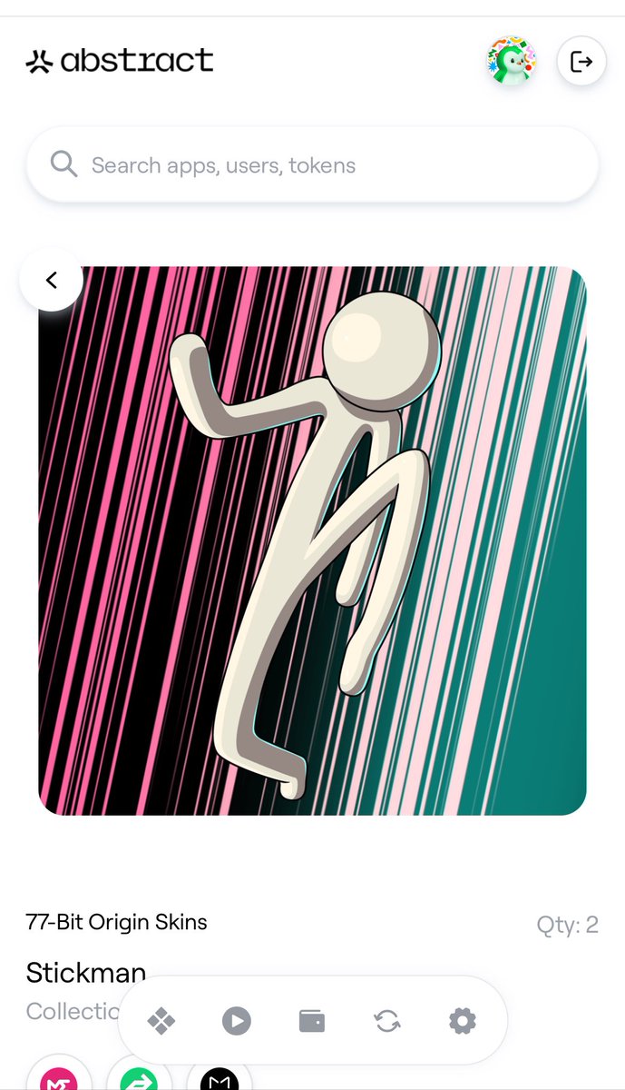Stephen21132475's tweet photo. Pulled STICKMAN from the 77-Bit Origin Skins mint!!

1% odds?? We don’t miss.

OSSSS!!

Shoutout @the77bit, I’m sticking with this one till the end of the multiverse.

#77bit #OriginSkin #Stickman #OSSSS

Mint tx: https://t.co/khnPIHX4HW https://t.co/tdbTBNjX5f