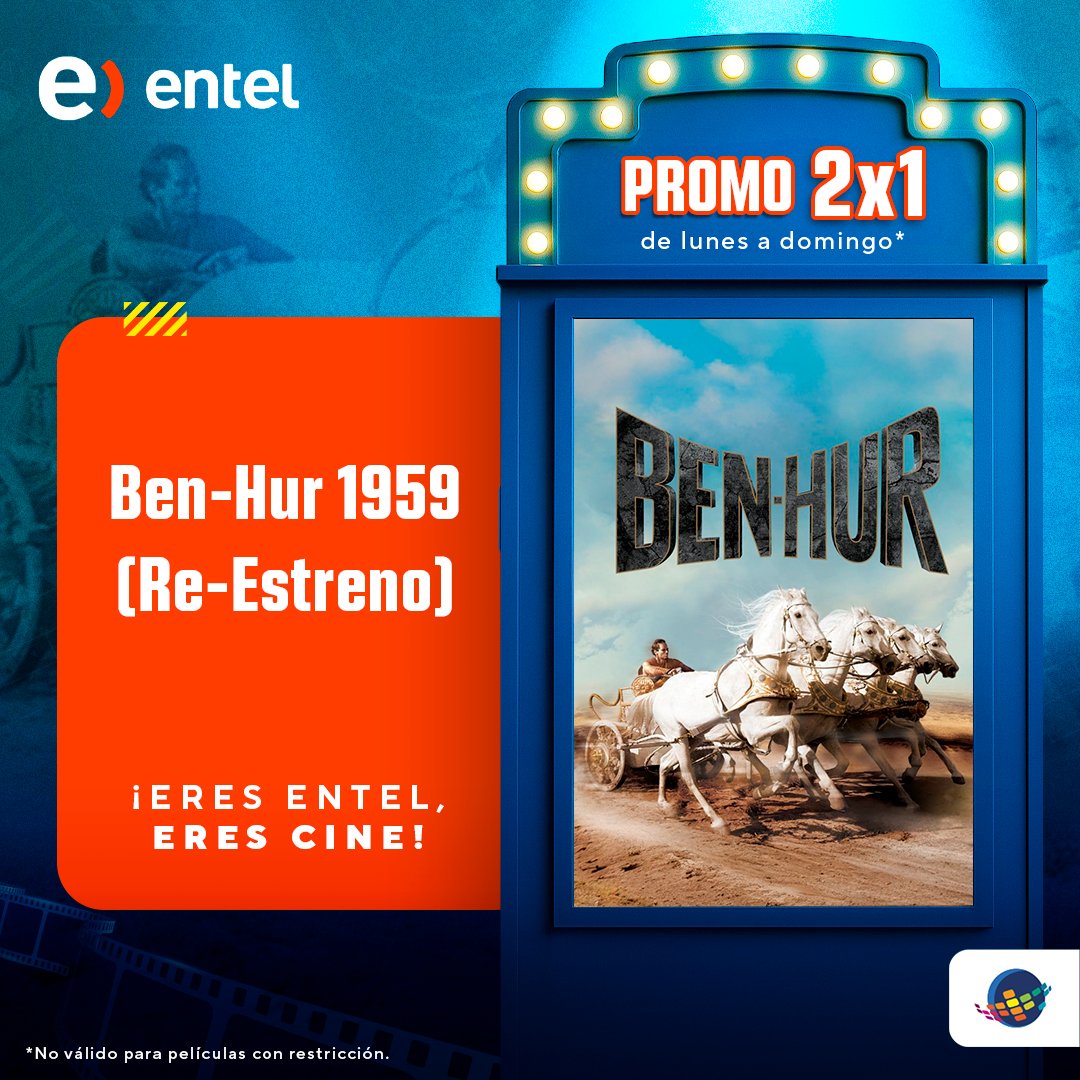 cineplanet's tweet photo. ¿Qué mejor plan que disfrutar de una buena película #2x1? 🤩 Con #Entel, compra una entrada y consigue otra gratis para disfrutar con quien más te guste. 😎
¡Solo necesitas activar tu código y listo! 🎥 https://t.co/RYFzlwMeHy o en la app.📲
#2x1Entel #Cineplanet #Planes #Cine https://t.co/4SyfcXORfN