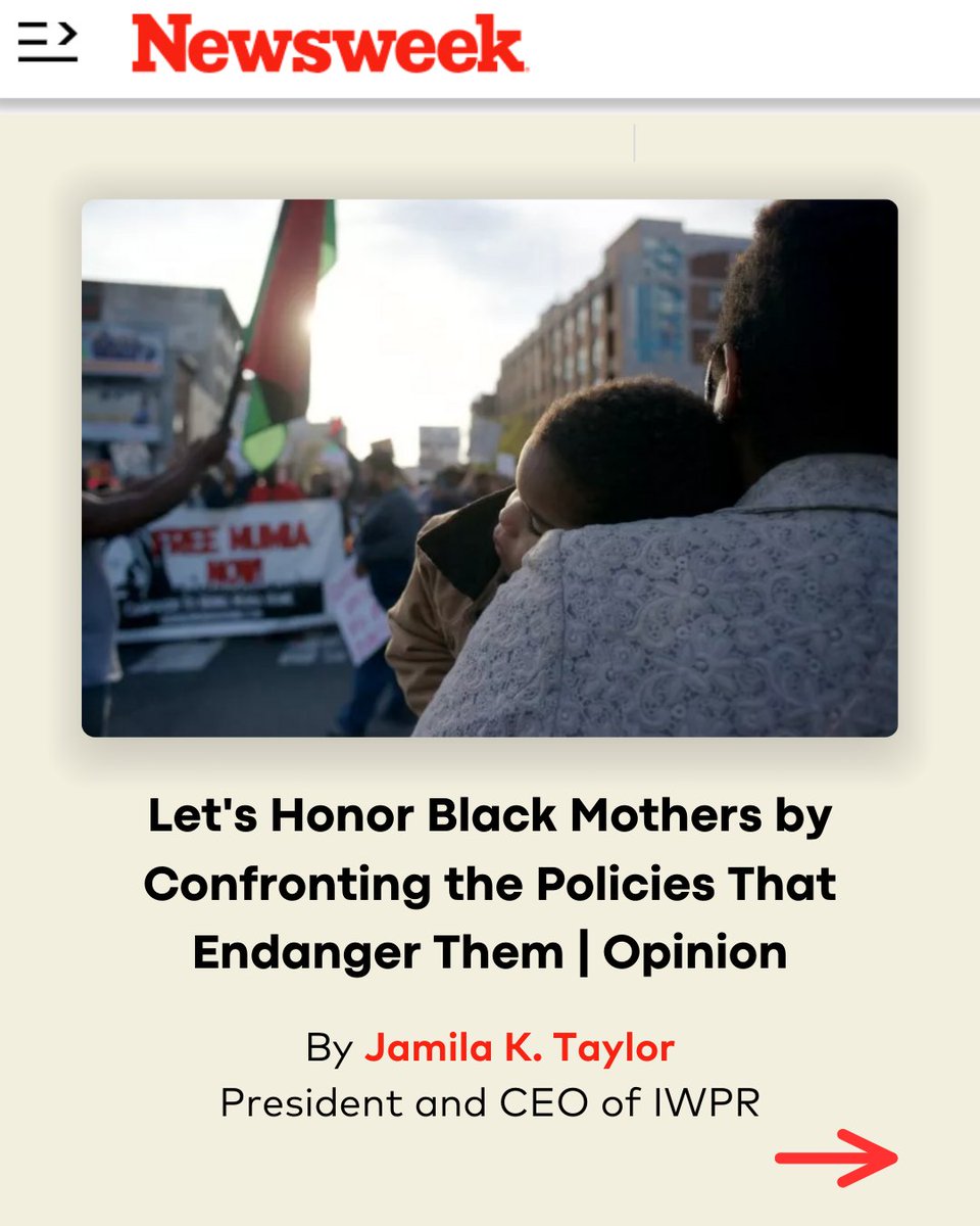 Black maternal health is in crisis—and it demands bold policy solutions.

In her latest <a href="/Newsweek/">Newsweek</a> op-ed, IWPR President &amp; CEO <a href="/drtaylor09/">Dr. Jamila Taylor</a> outlines the urgent need to confront systemic racism &amp; enact reforms that protect Black mothers. 

Read the full piece here: