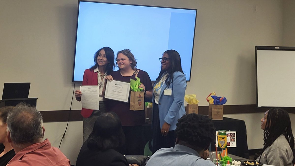 Last night <a href="/SpringISD/">Spring ISD</a> honored student teachers. <a href="/cwhs_springisd/">Carl Wunsche Sr. High School</a> had two future educators who are both Spring ISD alumni. Ms. Cerda worked with our Algebra 1 students and Mrs. Berwick worked with our AP World History students. Congratulations ladies!