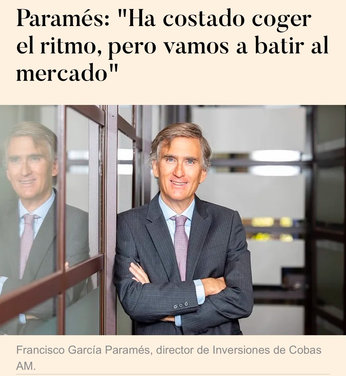 cartera_mono's tweet photo. 🚨 Cuando veas a un Gestor que dice que va a superar un índice sal corriendo
1️⃣ El MSCI World ha doblado su valor mientras el de #Parames lleva una rentabilidad del 15% en 8 años 🤷♂️
Hilo 🧵👇 https://t.co/gpV7VD0x8a