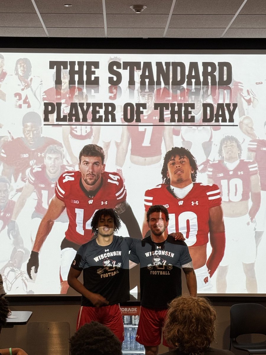 Coach Paul Haynes (@haynes_badgers) on Twitter photo Spring Practice #12 "The Standard " Players of The Day!! <a href="/nyzier2/">Nyzier Fourqurean</a>
<a href="/ZachmanPreston/">Preston Zachman</a> Spring Practice #12 "The Standard " Players of The Day!! <a href="/nyzier2/">Nyzier Fourqurean</a>
<a href="/ZachmanPreston/">Preston Zachman</a>
