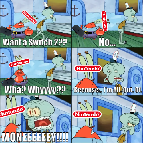 So the Nintendo Switch 2 price memes are still a go then!