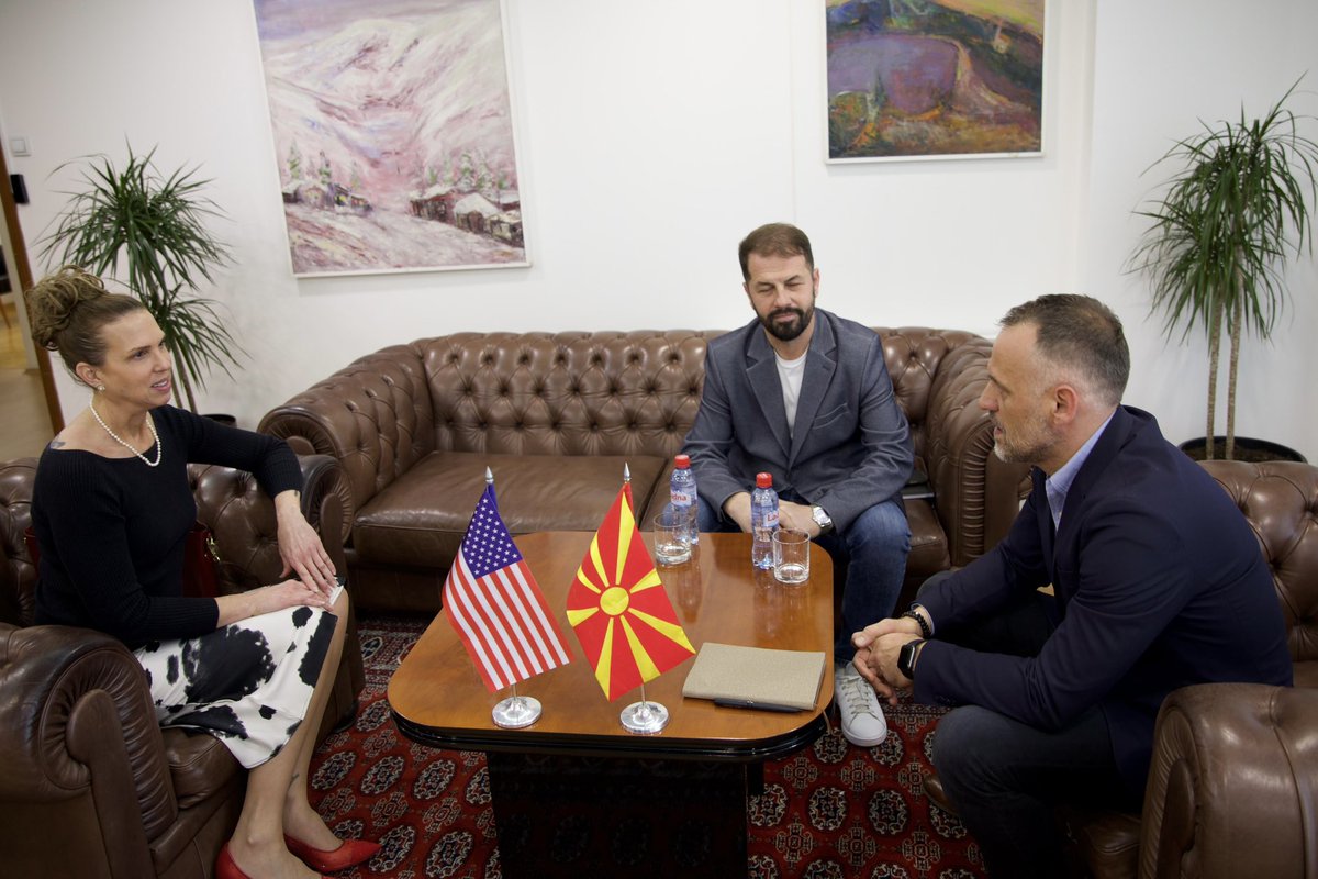 Had a very productive meeting with Nicole Varnes, Deputy Head of Mission at the <a href="/USEmbassySkopje/">U.S. Embassy North Macedonia</a>. We discussed coordination and strong U.S. support in the fight against corruption — a shared, cross-border challenge that demands close coordination and international cooperation.