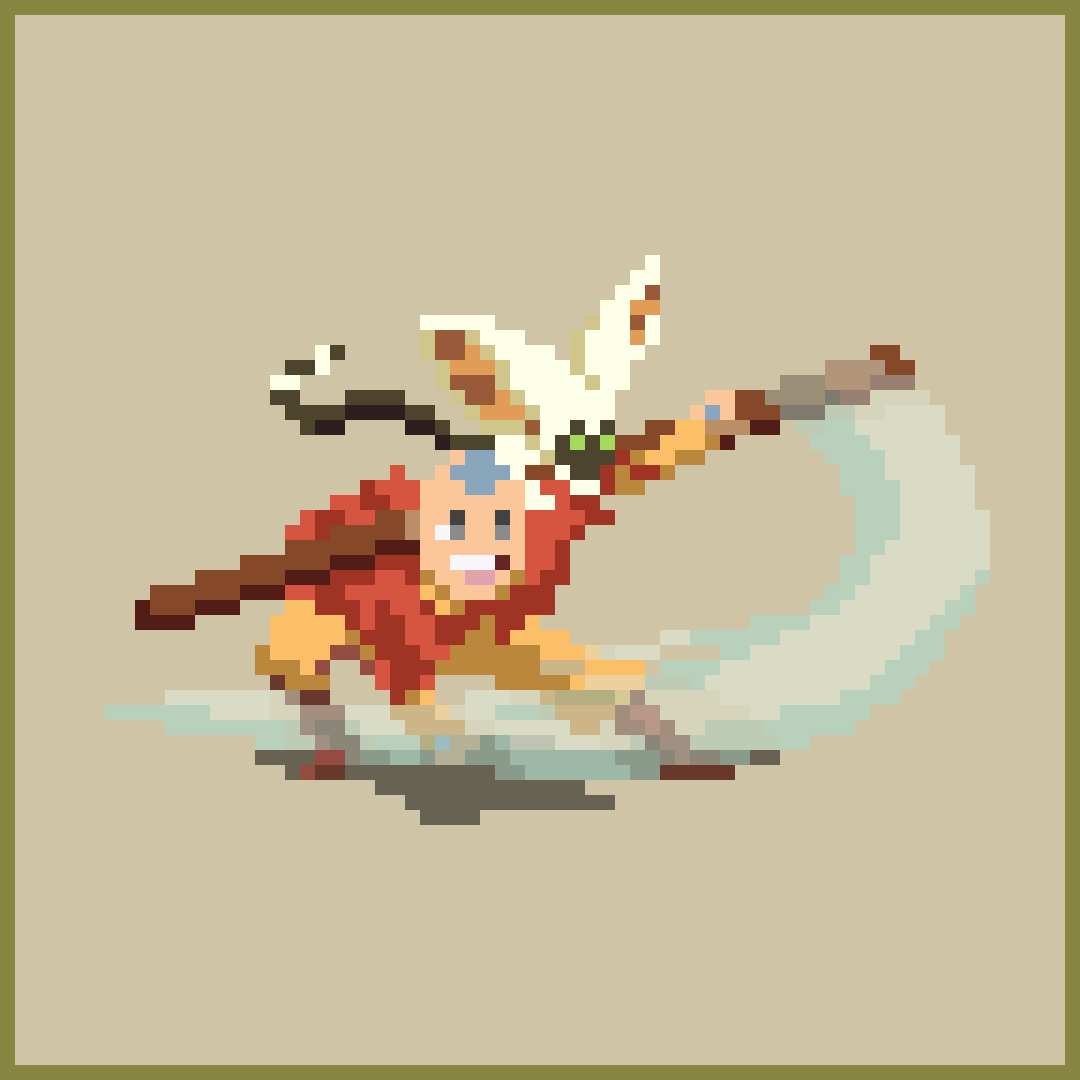 Yahlir's tweet photo. Air

#avatarthelastairbender #aang #atla #avatarfanart
#airbender #airnomads #pixelart #ドット絵 https://t.co/aLjfn9sJFf