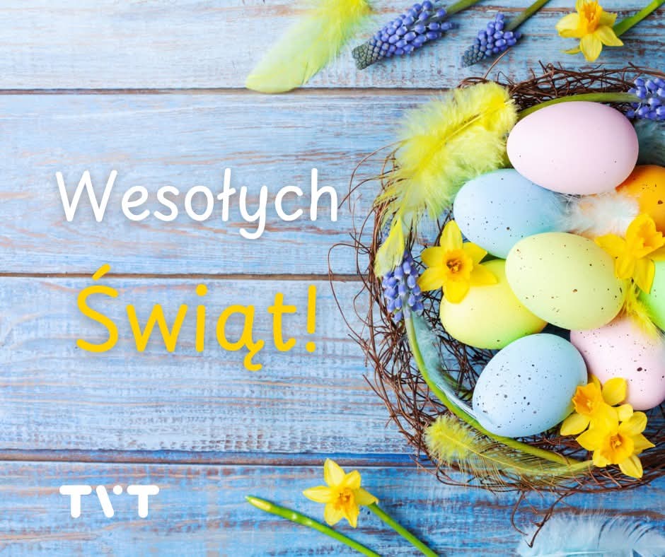 Zdrowych, pogodnych i pełnych wiosennej radości 🌷
Wesołych Świąt Wielkanocnych! 🐣

#TVTbliskoCiebie #wesołychświąt #Wielkanoc #śląskiebliskociebie