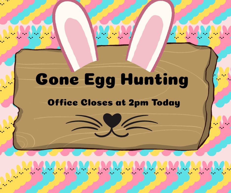 StateFarm412's tweet photo. That's all folks! See you Monday! Have a safe and happy Easter weekend. 🐇🌼 https://t.co/EqWKJKkRXu