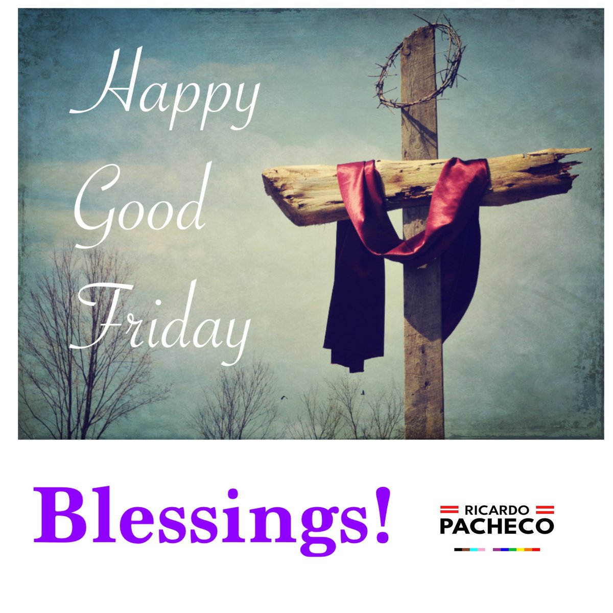 Happy Good Friday to friends and neighbors who celebrate.