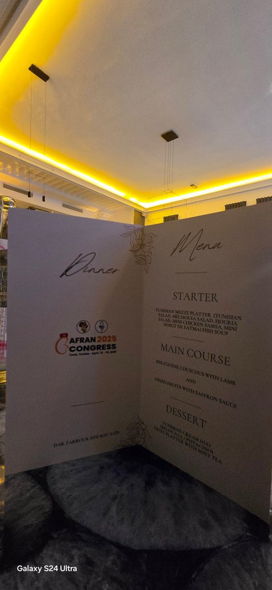 Nihal_Hamary's tweet photo. Enjoyed the #AFRAN25_Tun GALA dinner it was the best ever
Thank you, @Stndt_tn, for the great hospitality ❤️🌹 https://t.co/XDIe5JNlq6