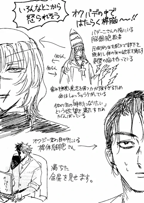 すみません怒んないでください(クロスオーバー) オクバデ/桿脳

出会い… 