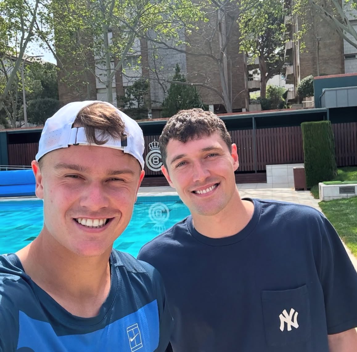 Holger Rune &amp; Andreas Christensen in Barcelona 🎾🤝⚽️🇩🇰