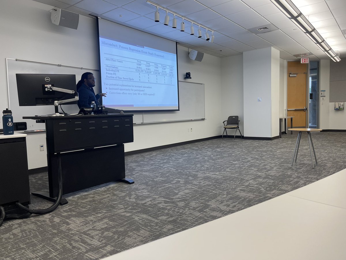 Jamein P. Cunningham (@drjpcunningham) on Twitter photo Romaine Campbell kicks of TxECW 2025 presenting his work on Prison Education.
<a href="/CornellBPP/">Cornell Jeb E. Brooks School of Public Policy</a> Romaine Campbell kicks of TxECW 2025 presenting his work on Prison Education.
<a href="/CornellBPP/">Cornell Jeb E. Brooks School of Public Policy</a>