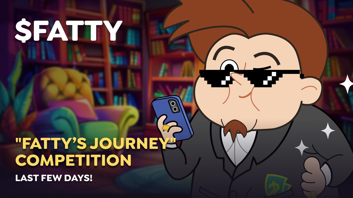 fatty_io's tweet photo. 🍩 Fatty’s Journey – Final Chapter! 🍩  

If you’ve been part of the journey so far, don’t miss your chance to submit the final chapter before Sunday! The $2,000 reward pool is waiting for you!

📖 Submit your story here:  
https://t.co/vEel5mh4cj  

#FATTY #Contest #FatBot #Web3 #Token #Trading #RewardPool
