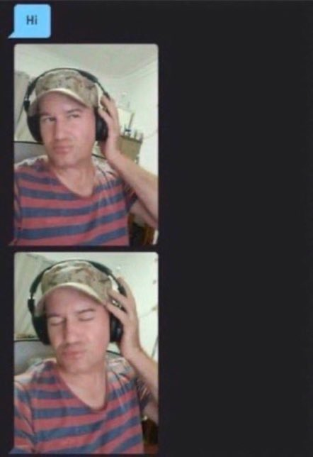 So I put my headphones on