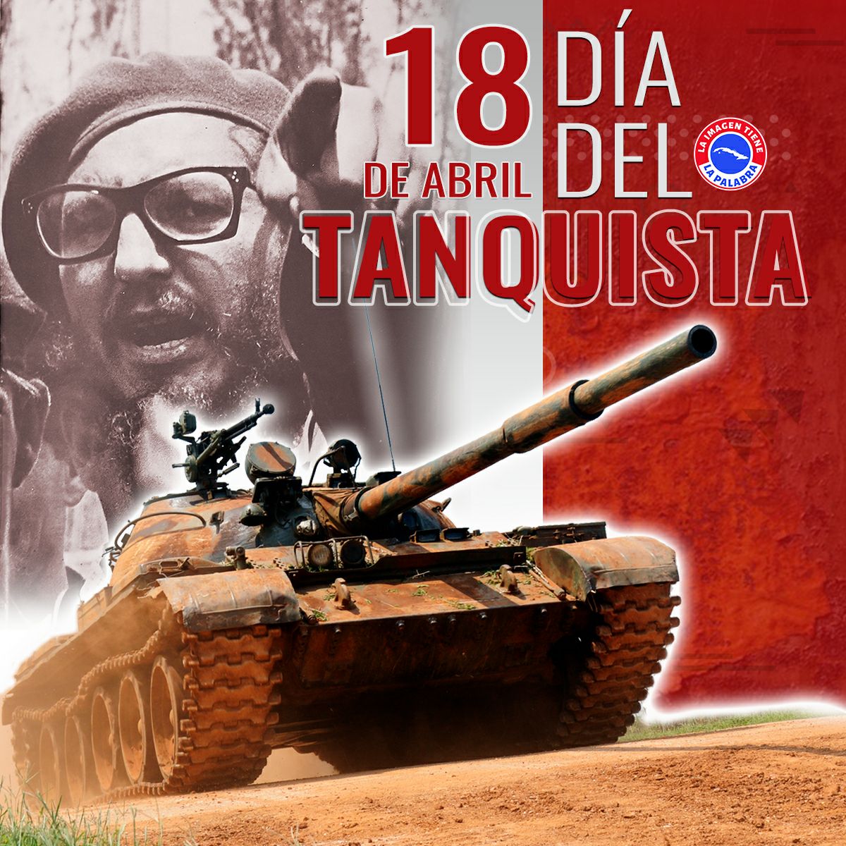 Como justo homenaje a los combatientes que desde sus tanques de guerra enfrentaron a los mercenarios y los hicieron retroceder luego del desembarco por playa Girón, en 1961 cada #18deAbril se celebra el Día del tanquista en Cuba.